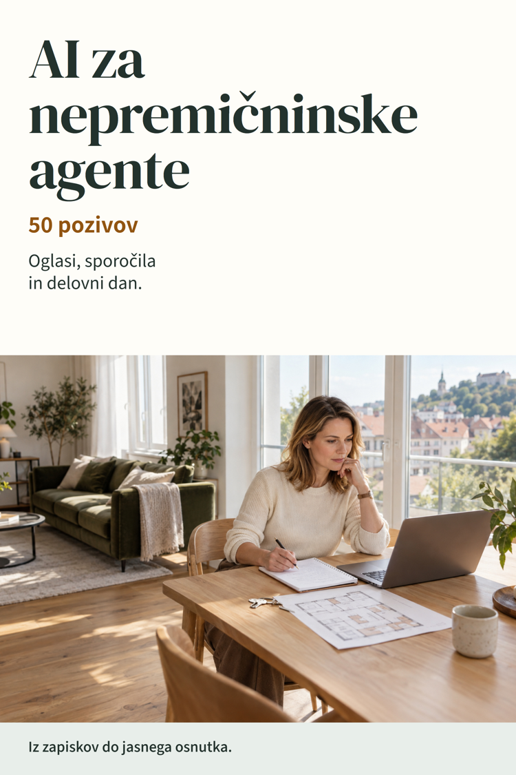 Platnica: AI za nepremičninske agente: 50 pozivov