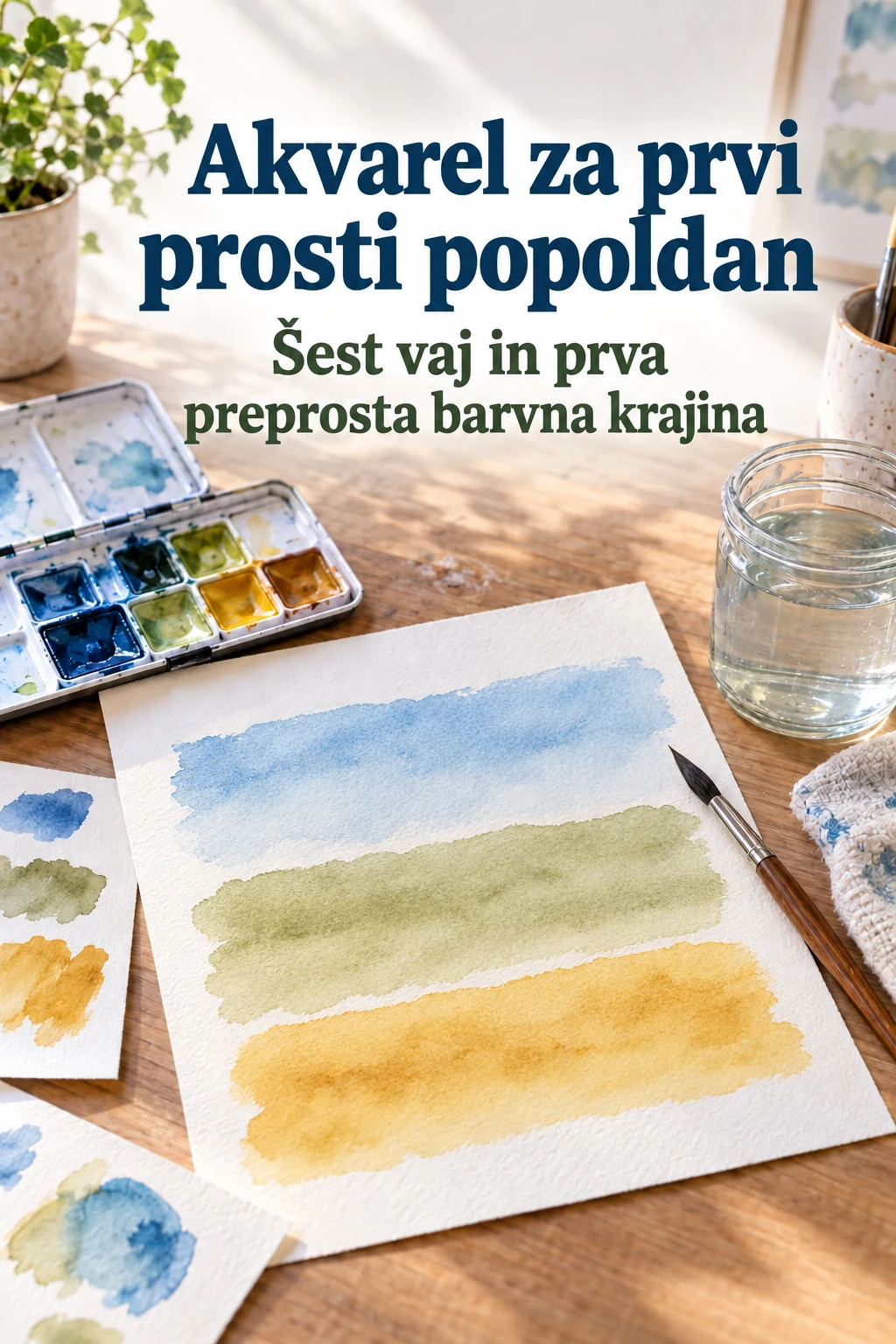 Platnica: Akvarel za prvi prosti popoldan