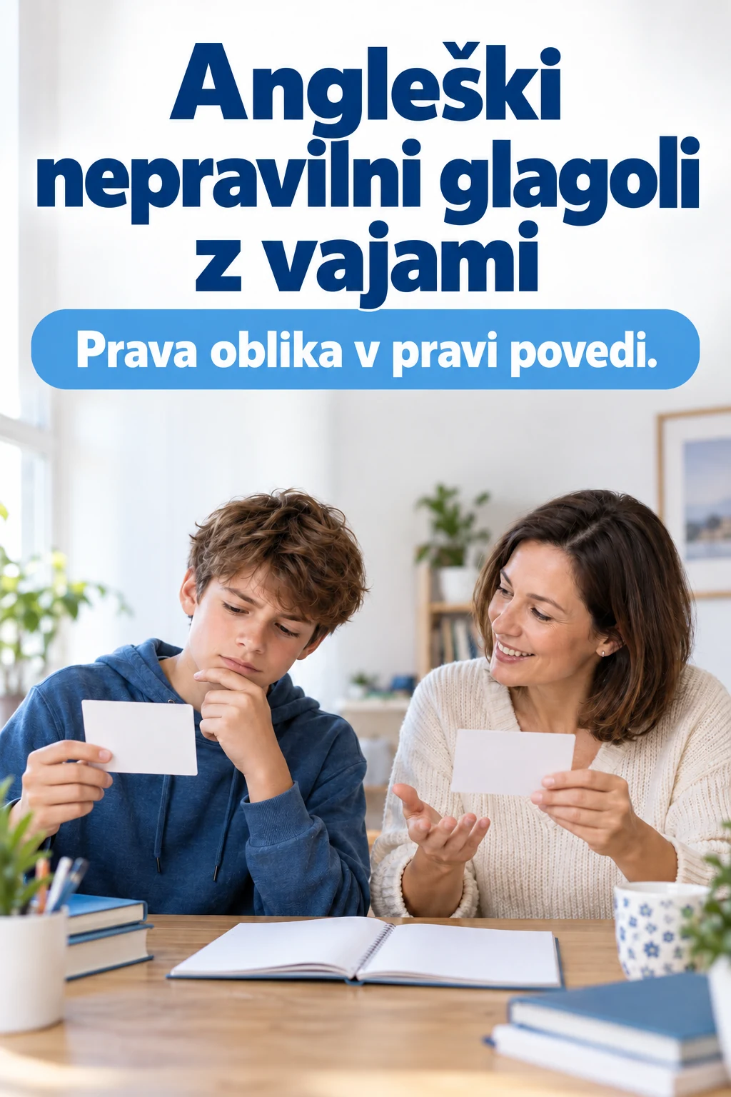 Platnica: Angleški nepravilni glagoli z vajami