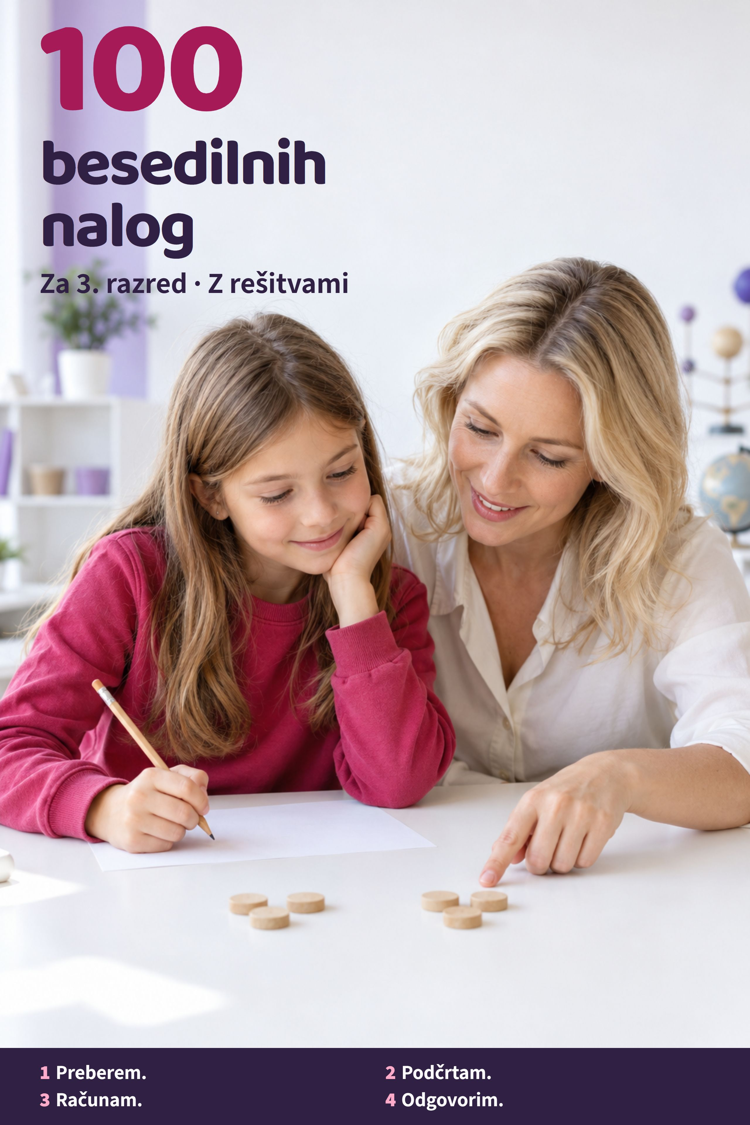 Platnica: 100 besedilnih nalog za 3. razred