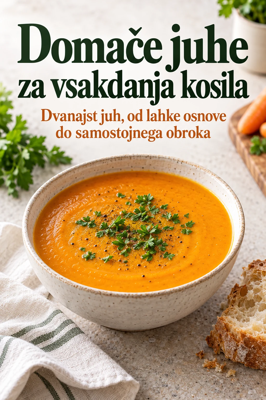 Platnica: Domače juhe za vsakdanja kosila