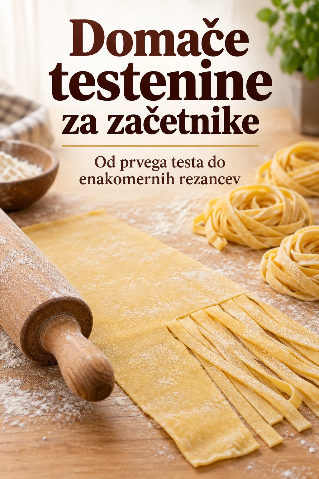 Platnica: Domače testenine za začetnike
