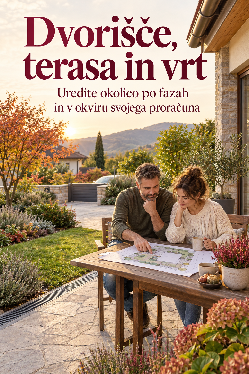 Platnica: Dvorišče, terasa in vrt — Načrtovalnik zunanje ureditve