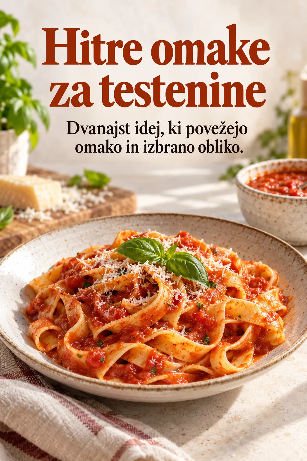 Platnica: Hitre omake za testenine