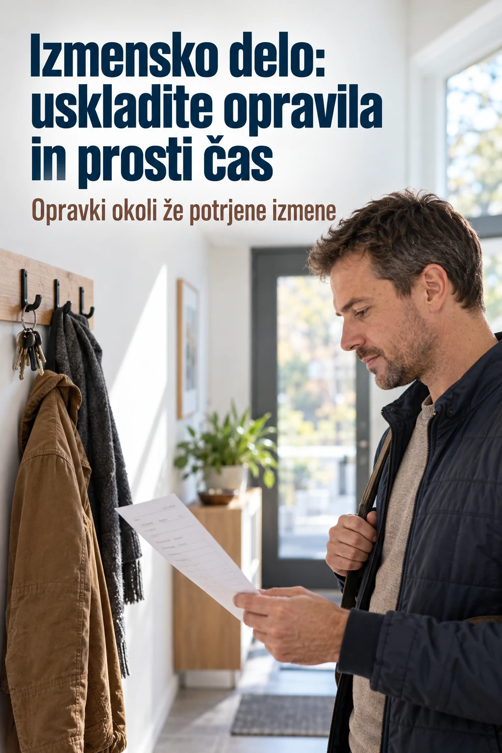 Platnica: Izmensko delo: uskladite opravila in prosti čas