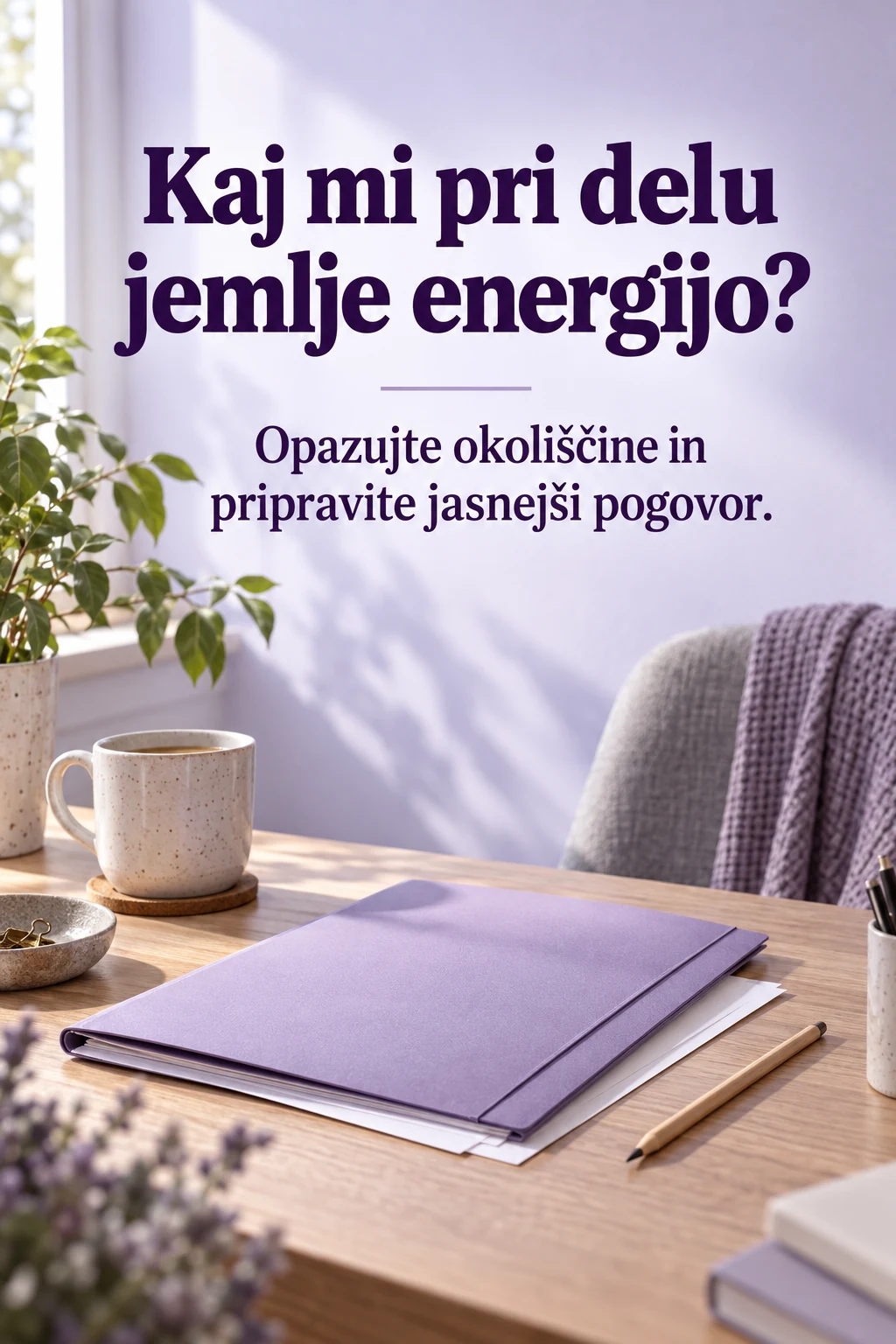 Platnica: Kaj mi pri delu jemlje energijo?
