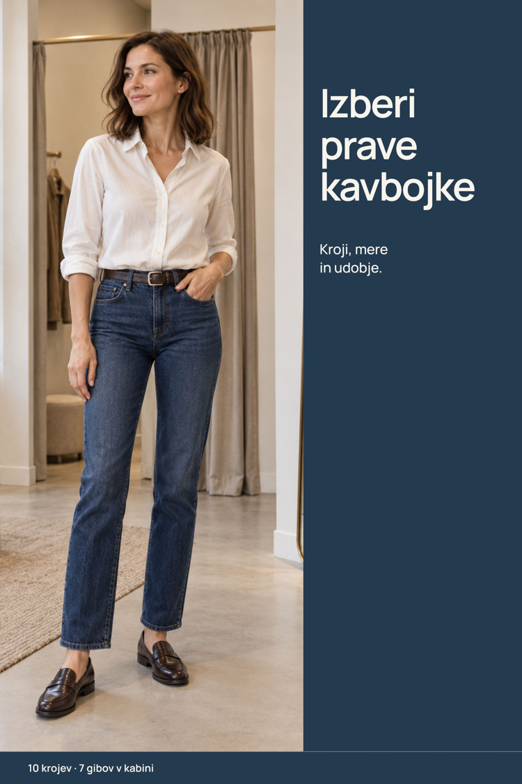 Platnica: Izberi prave kavbojke