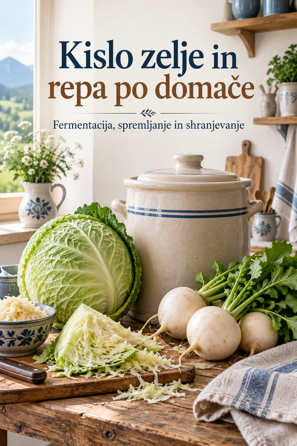 Platnica: Kislo zelje in repa po domače