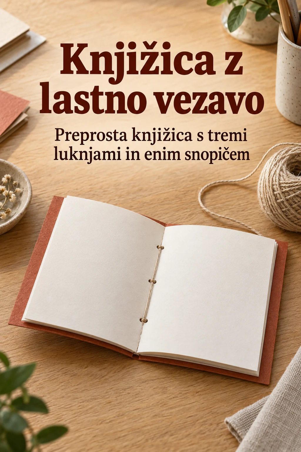 Platnica: Knjižica z lastno vezavo