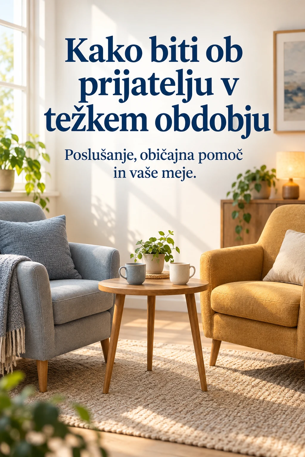 Platnica: Kako biti ob prijatelju v težkem obdobju