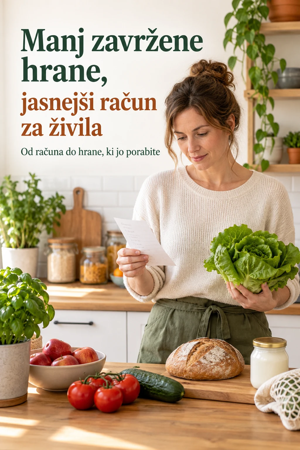 Platnica: Manj zavržene hrane, jasnejši račun za živila