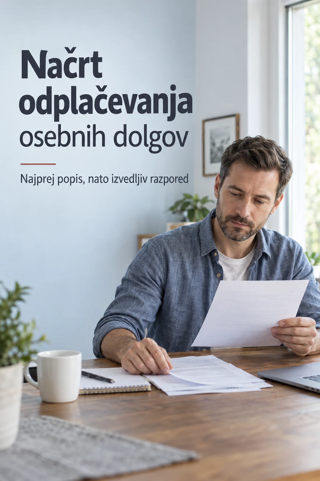Platnica: Načrt odplačevanja osebnih dolgov