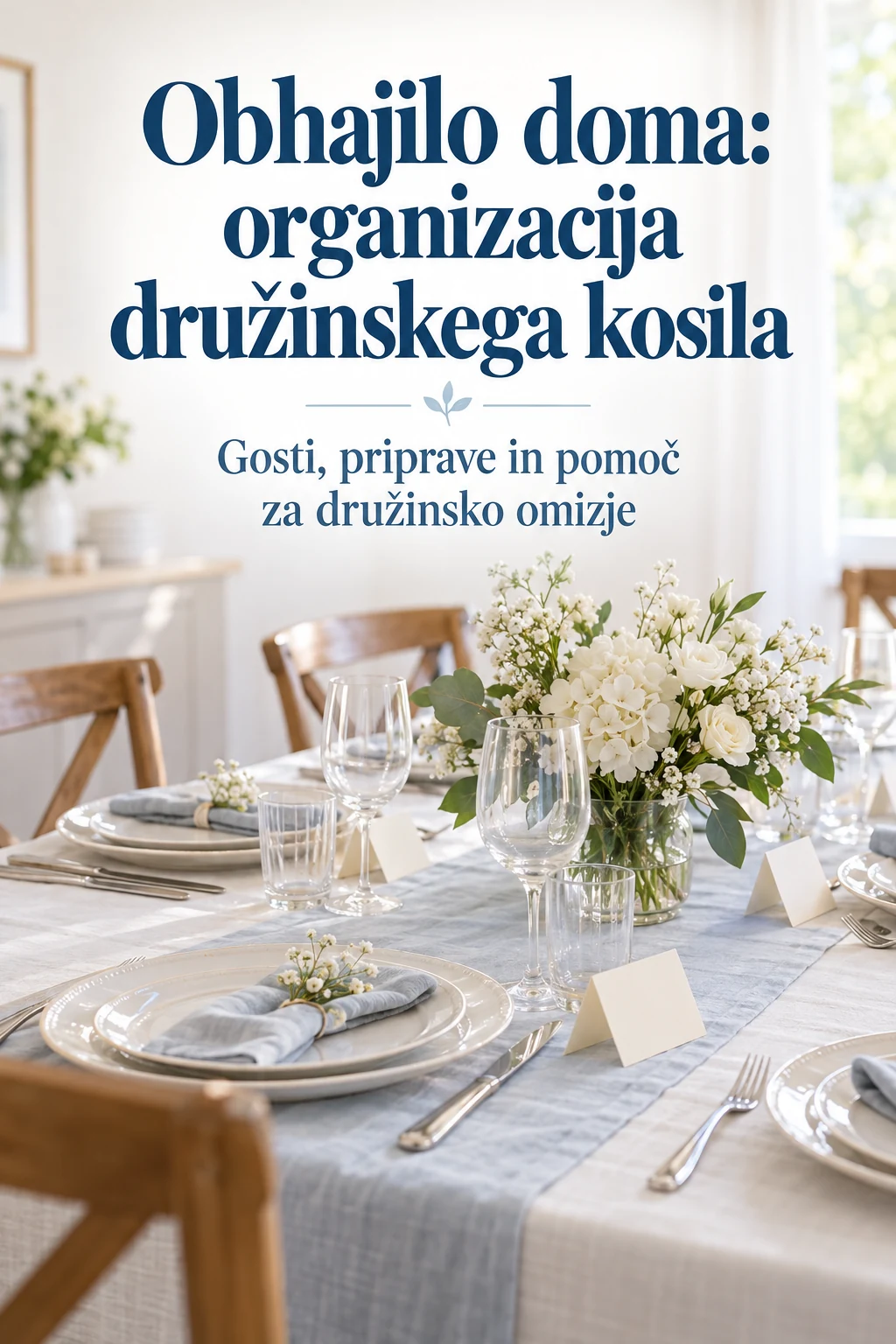 Platnica: Obhajilo doma: organizacija družinskega kosila