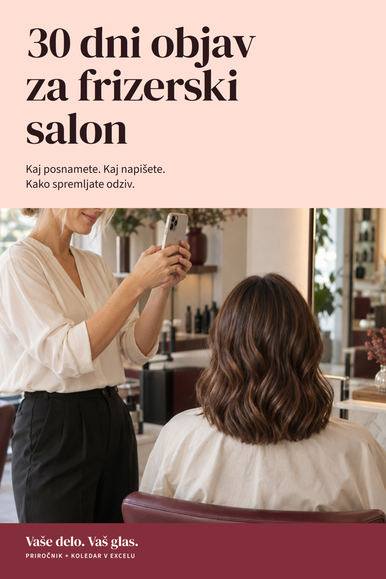 Platnica: 30 dni objav za frizerski salon