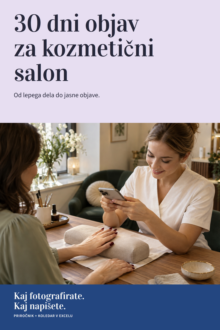 Platnica: 30 dni objav za kozmetični salon