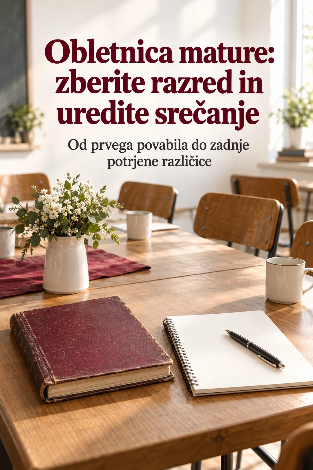 Platnica: Obletnica mature: zberite razred in uredite srečanje