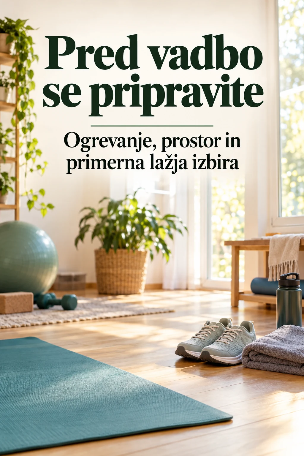 Platnica: Pred vadbo se pripravite