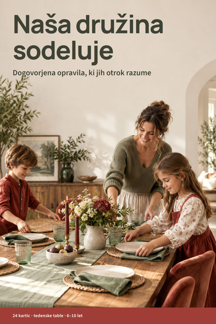 Platnica: Naša družina sodeluje