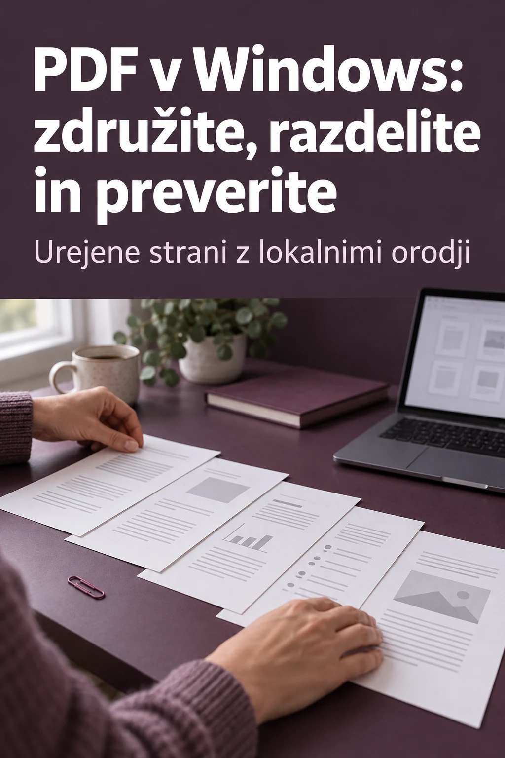 Platnica: PDF v Windows: združite, razdelite in preverite