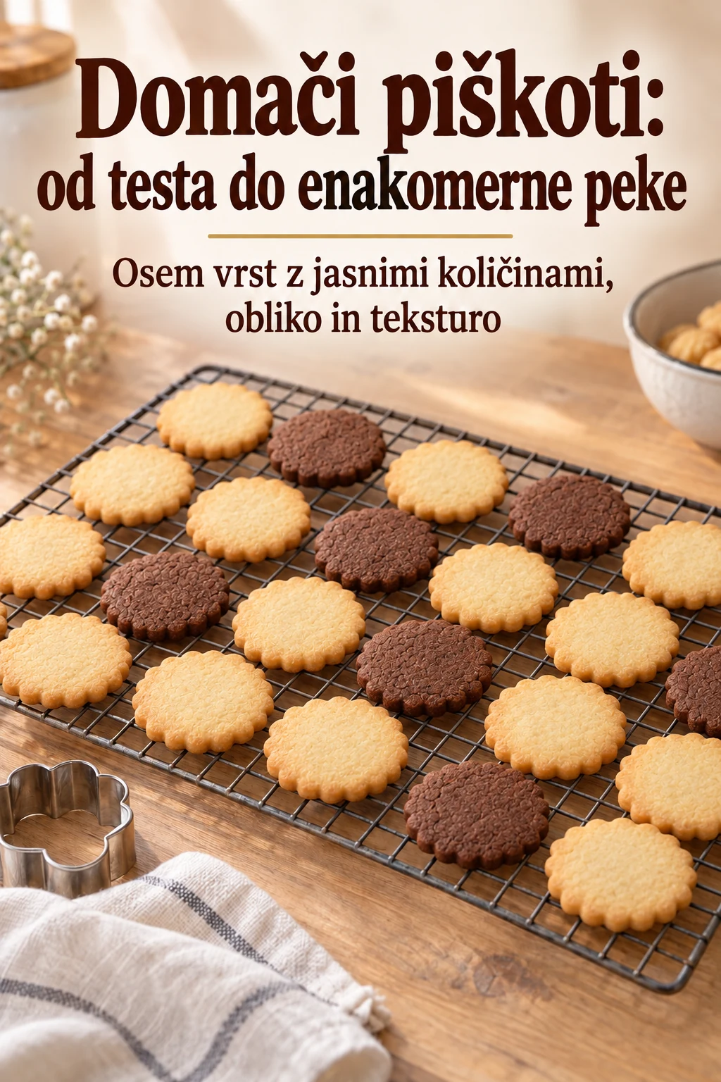Platnica: Domači piškoti: od testa do enakomerne peke
