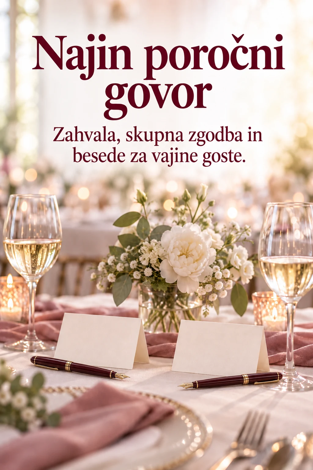 Platnica: Najin poročni govor