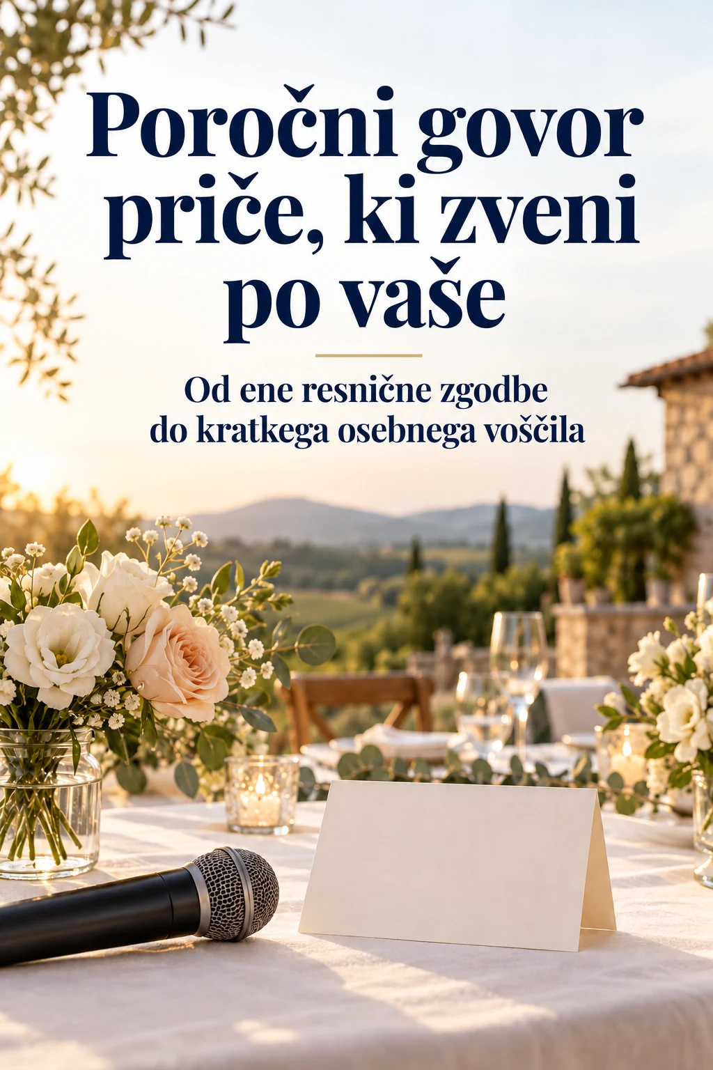 Platnica: Poročni govor priče, ki zveni po vaše