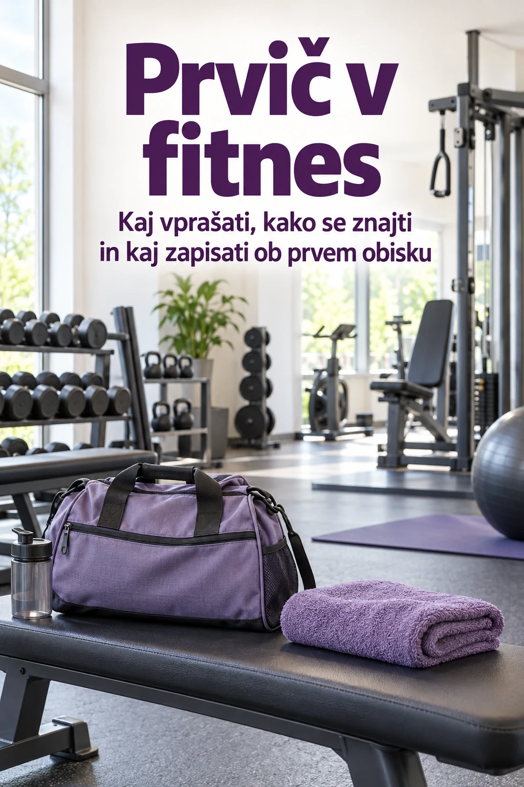 Platnica: Prvič v fitnes
