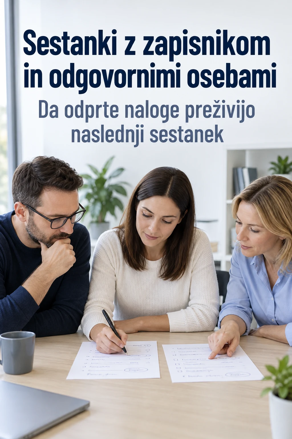 Platnica: Sestanki z zapisnikom in odgovornimi osebami