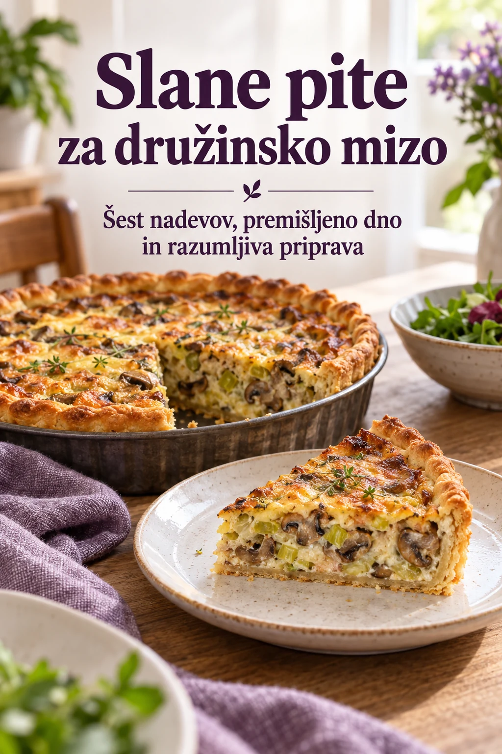 Platnica: Slane pite za družinsko mizo