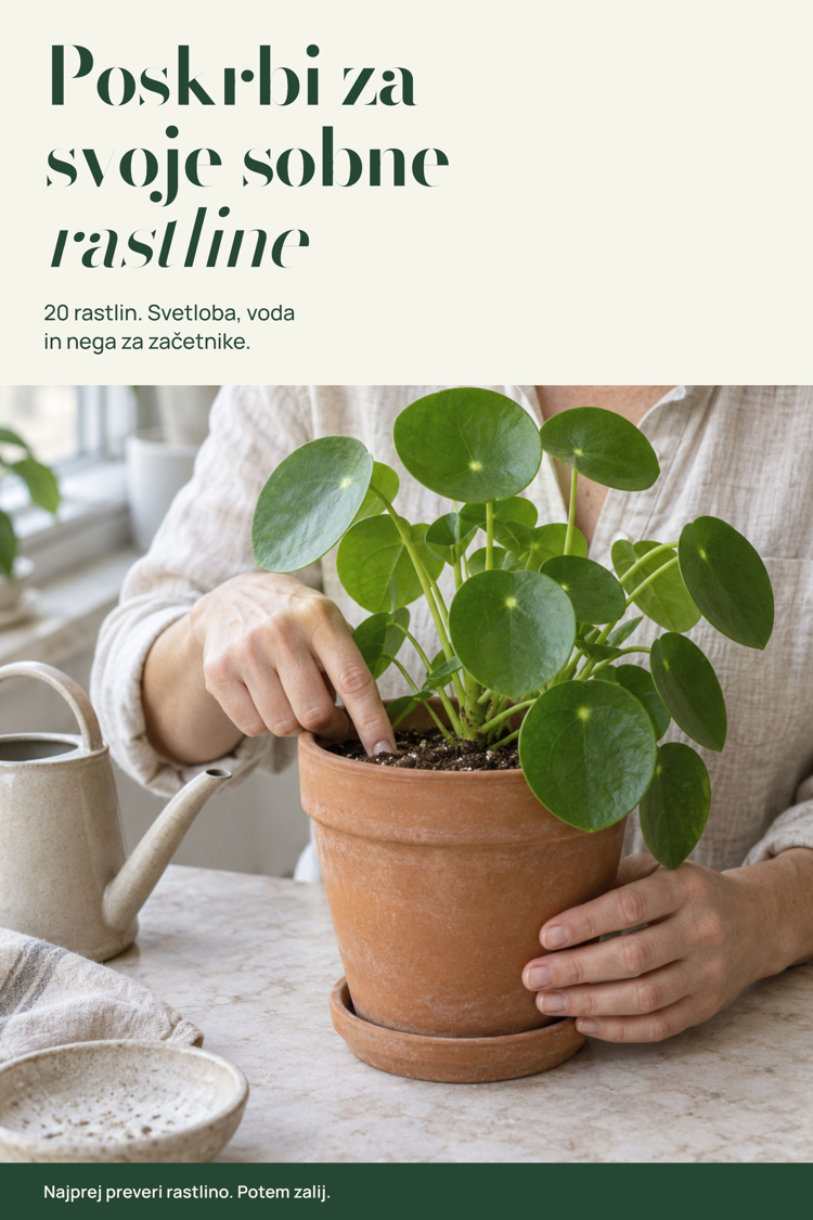 Platnica: Poskrbi za svoje sobne rastline