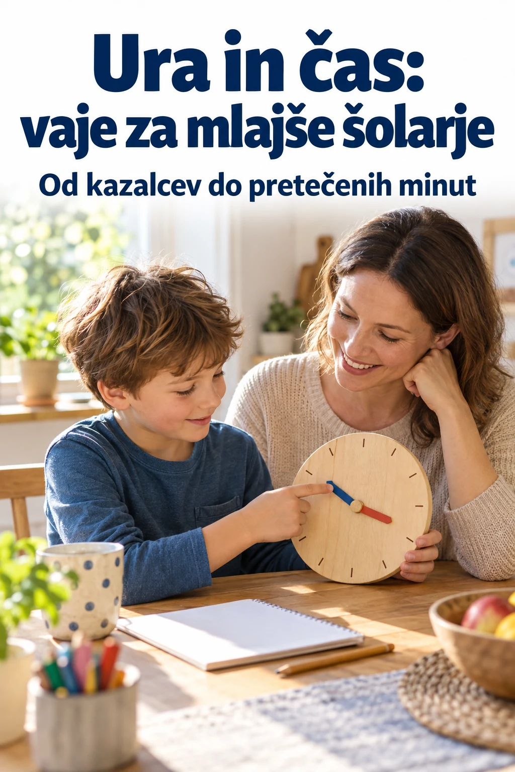 Platnica: Ura in čas: vaje za mlajše šolarje