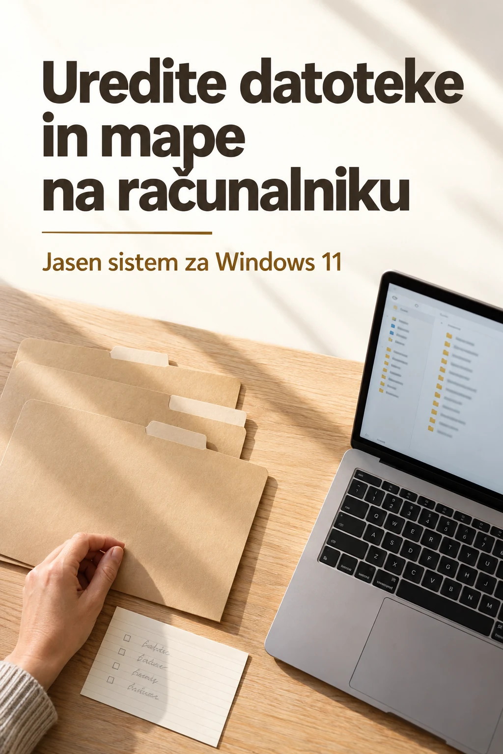 Platnica: Uredite datoteke in mape na računalniku