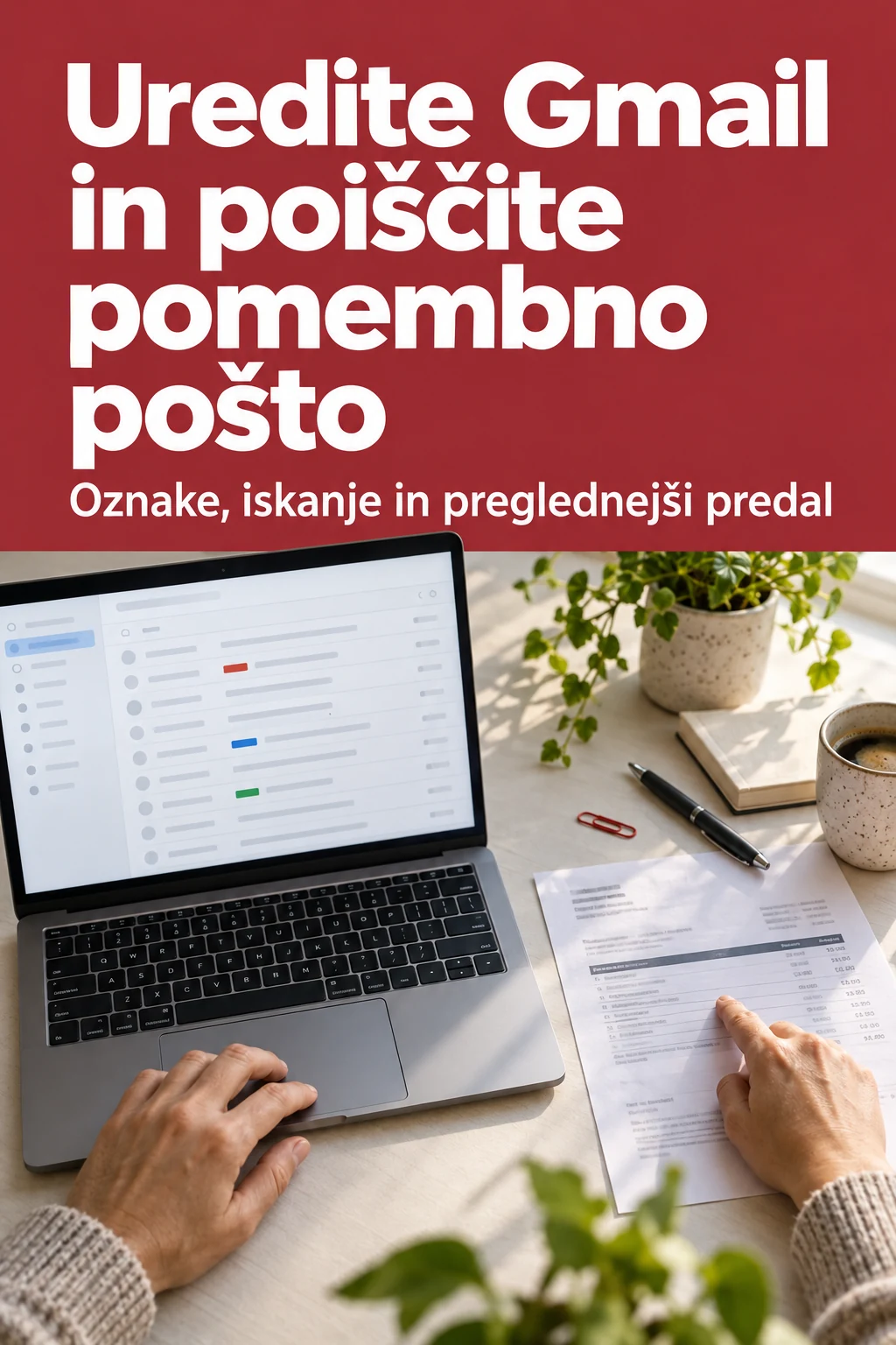 Platnica: Uredite Gmail in poiščite pomembno pošto