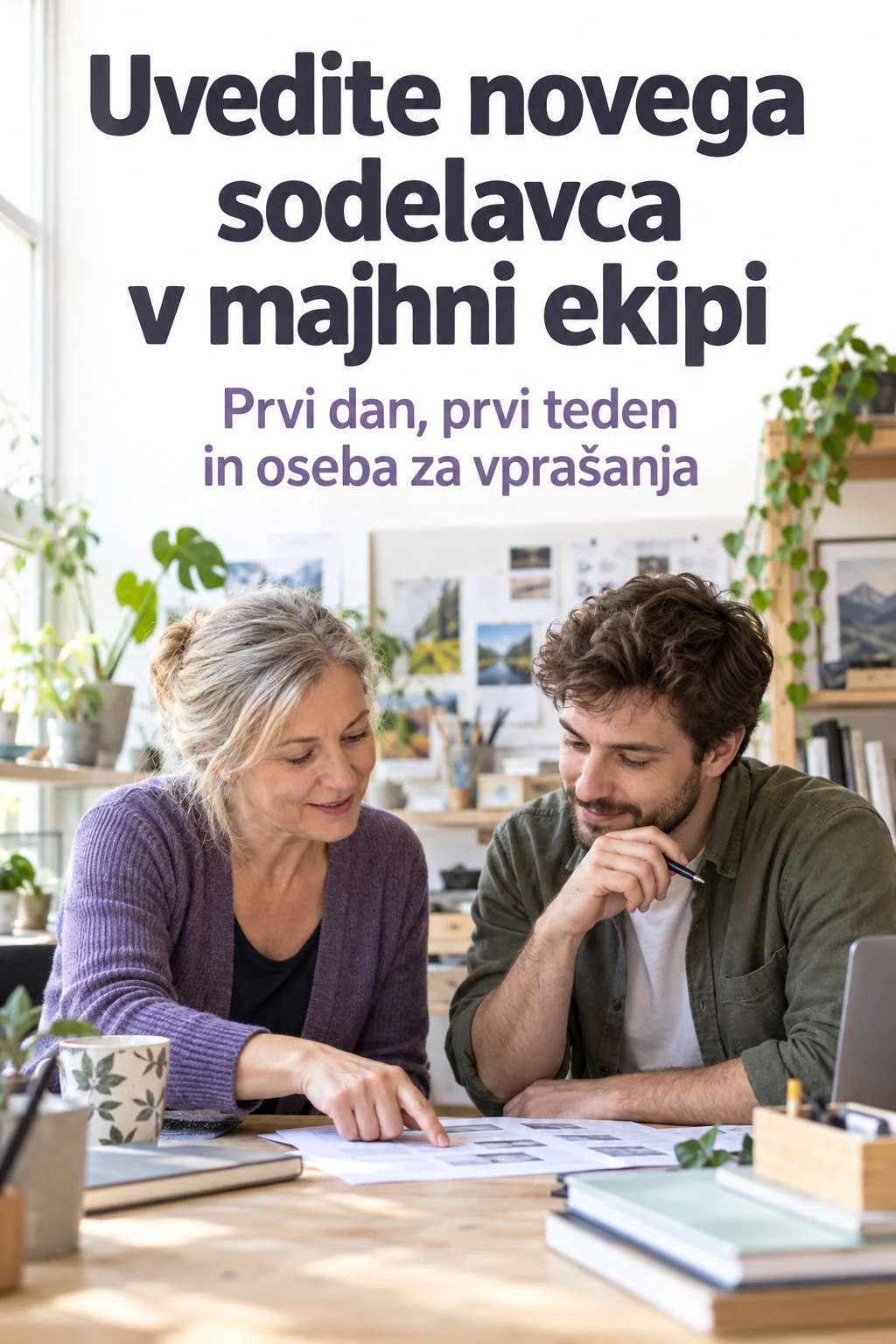 Platnica: Uvedite novega sodelavca v majhni ekipi