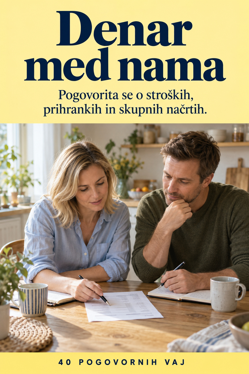 Denar med nama: platnica s partnerjema ob gospodinjskih računih.