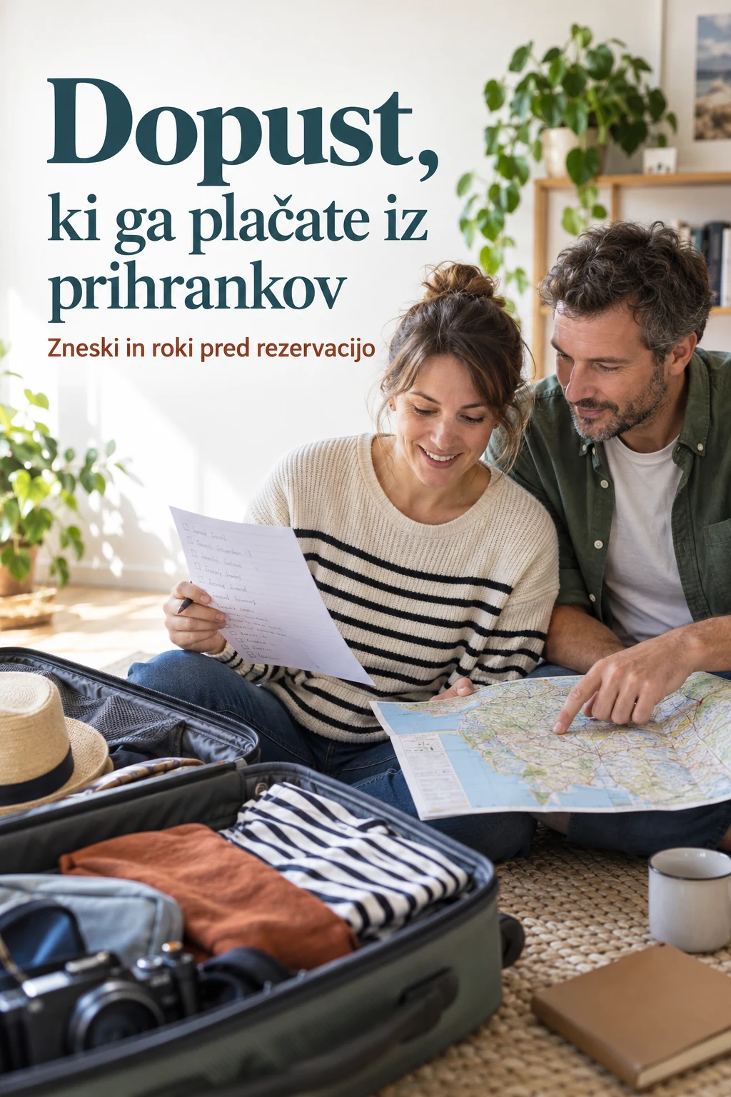 Platnica: Dopust, ki ga plačate iz prihrankov — Zneski in roki pred rezervacijo