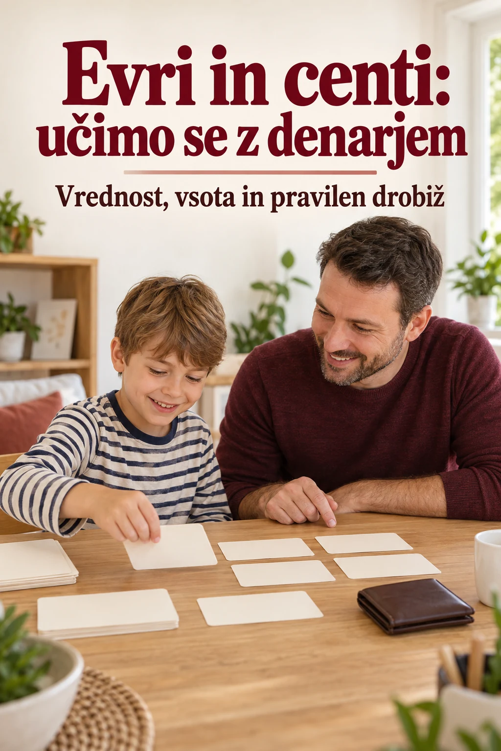 Platnica: Evri in centi: učimo se z denarjem — Vrednost, vsota in pravilen drobiž