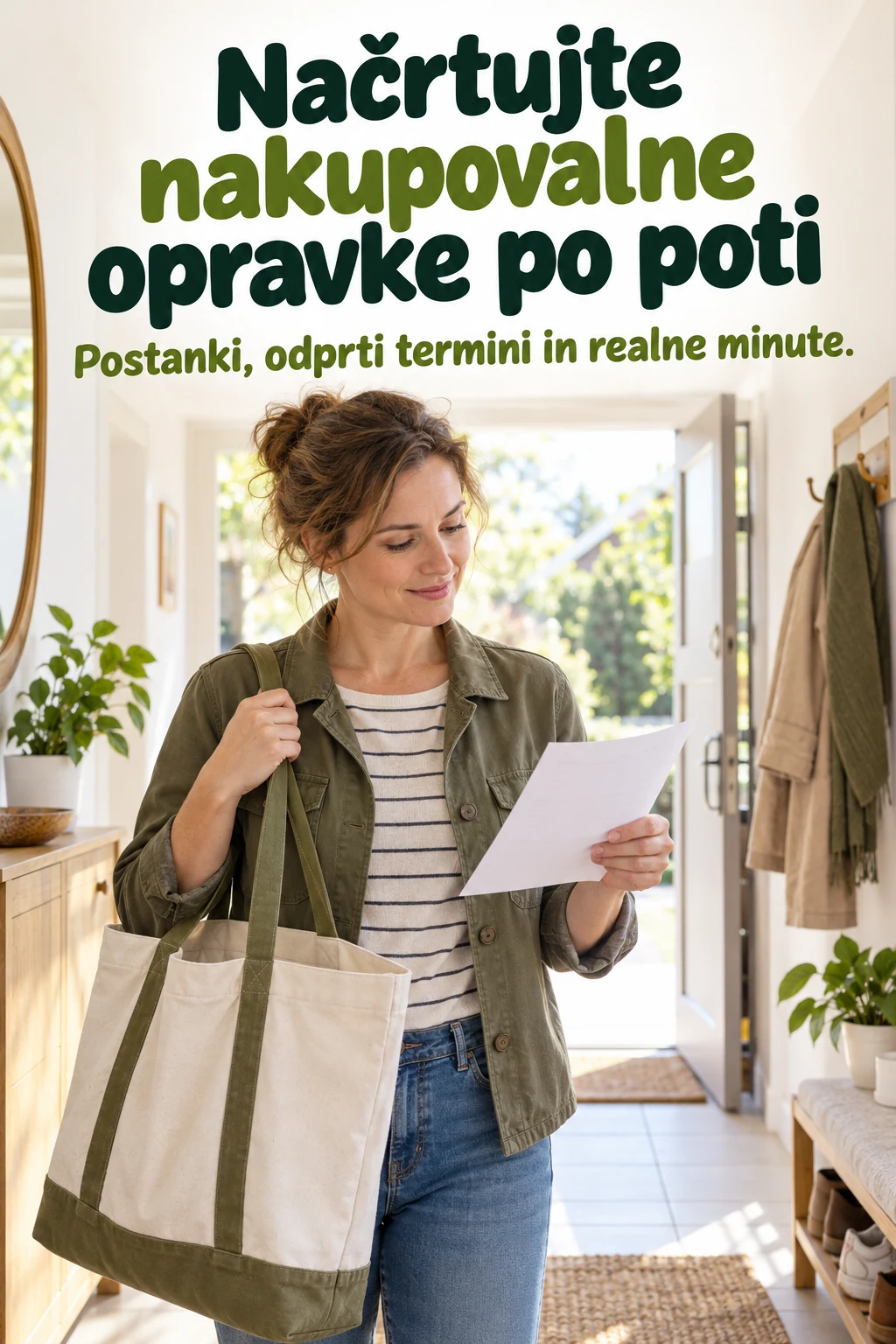 Platnica: Načrtujte nakupovalne opravke po poti — Postanki, odprti termini in realne minute