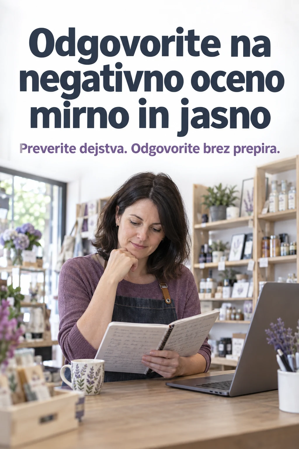 Platnica: Odgovorite na negativno oceno mirno in jasno — Preverite dejstva. Odgovorite brez prepira.