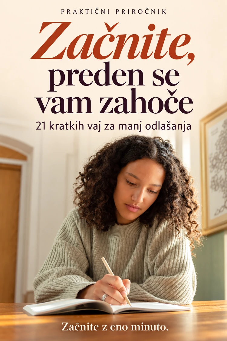 Začnite, preden se vam zahoče — potrjena platnica