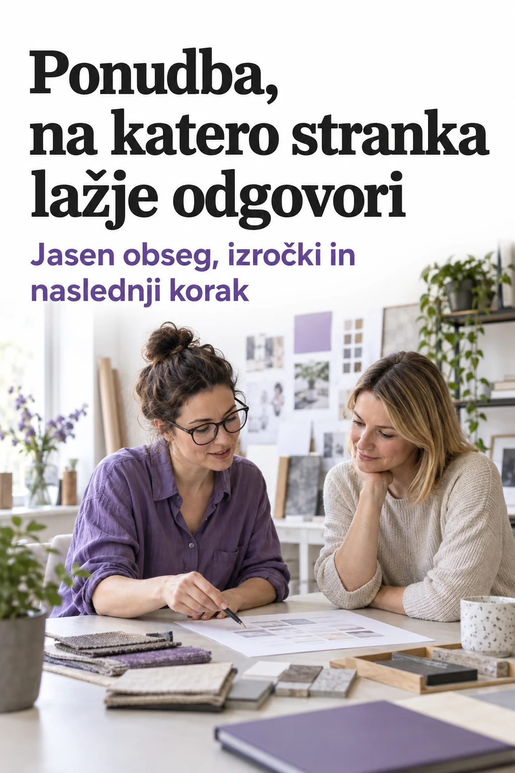 Platnica: Ponudba, na katero stranka lažje odgovori — Jasen obseg, izročki in naslednji korak