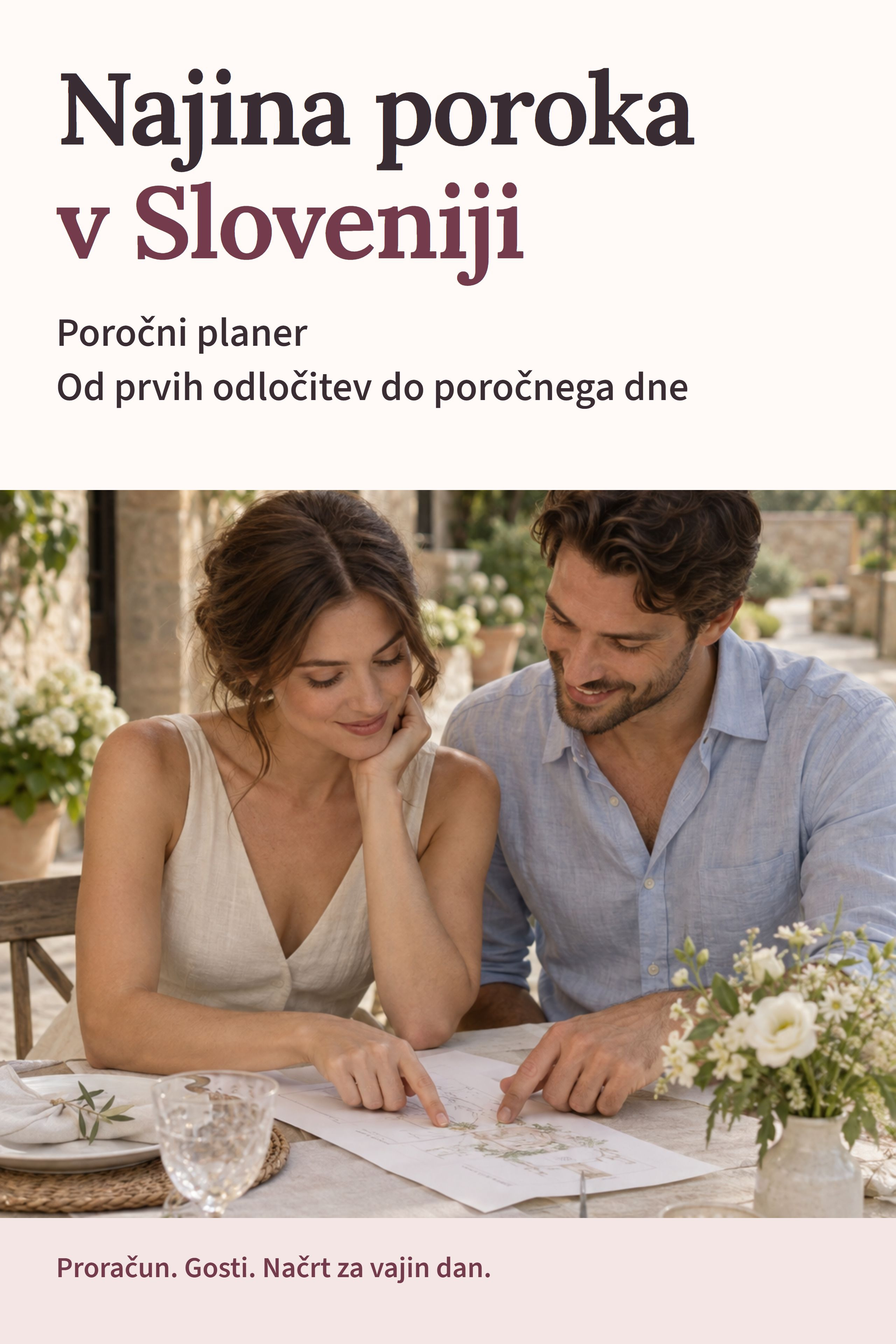 Najina poroka v Sloveniji: poročni planer