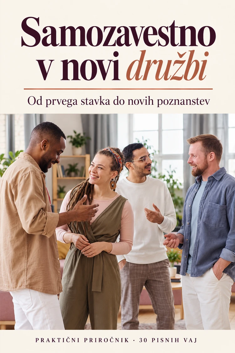 Platnica Samozavestno v novi družbi: štirje odrasli v sproščenem pogovoru