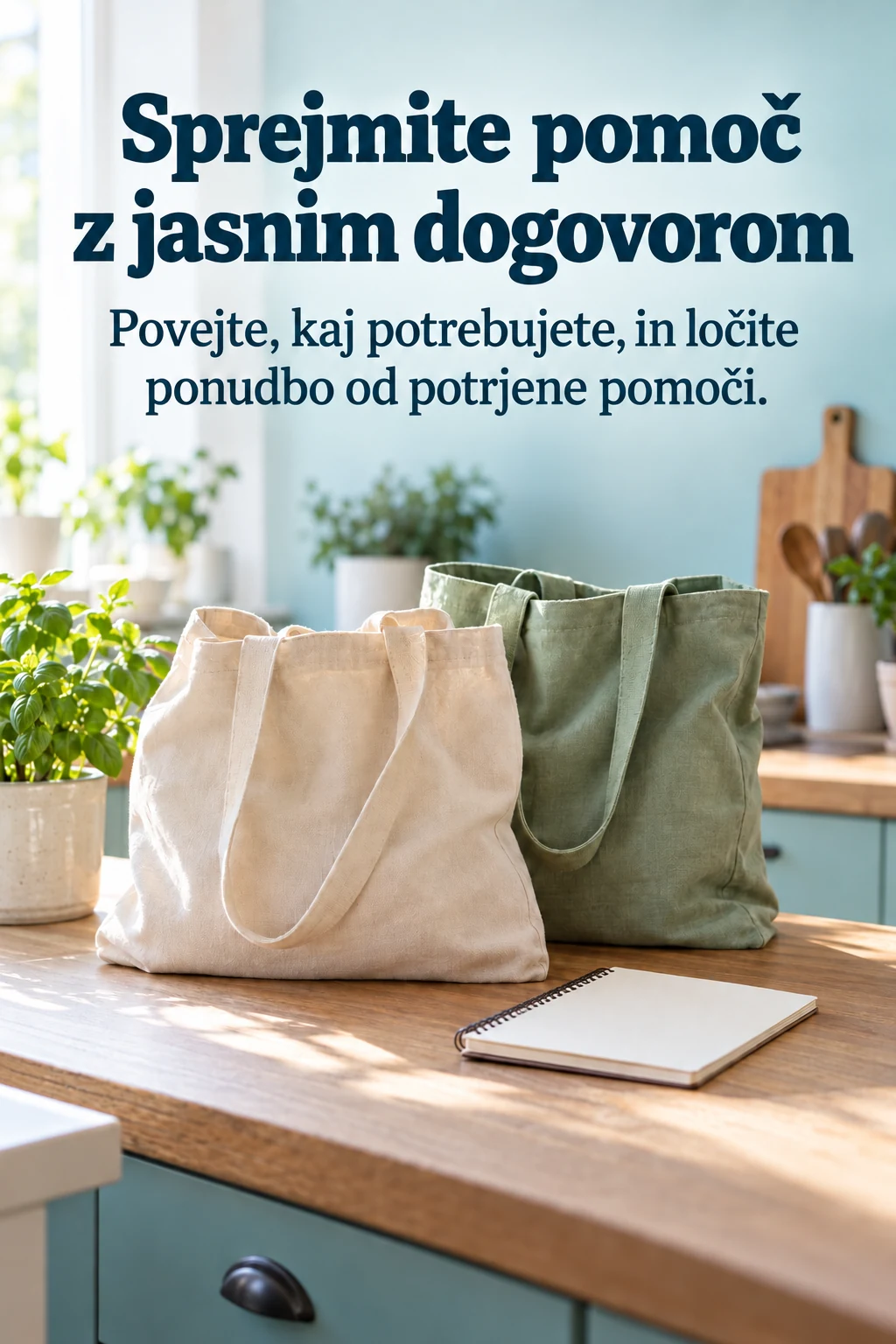 Platnica: Sprejmite pomoč z jasnim dogovorom — Povejte, kaj potrebujete, in ločite ponudbo od potrjene pomoči