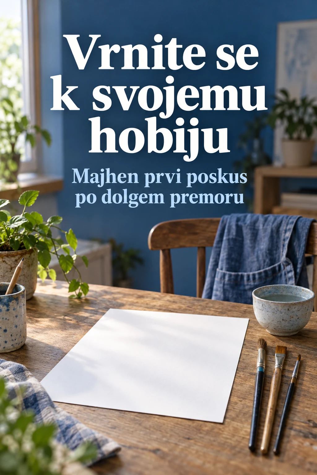 Platnica: Vrnite se k svojemu hobiju — Majhen prvi poskus po dolgem premoru